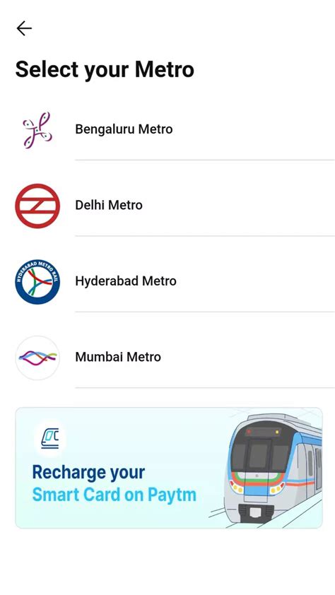 how to recharge metro smart card with paytm|Paytm metro card.